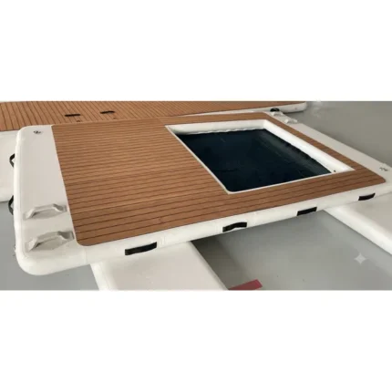 8 Kişilik 250 kg Taşıma Kapasiteli Geniş Şişme Platform